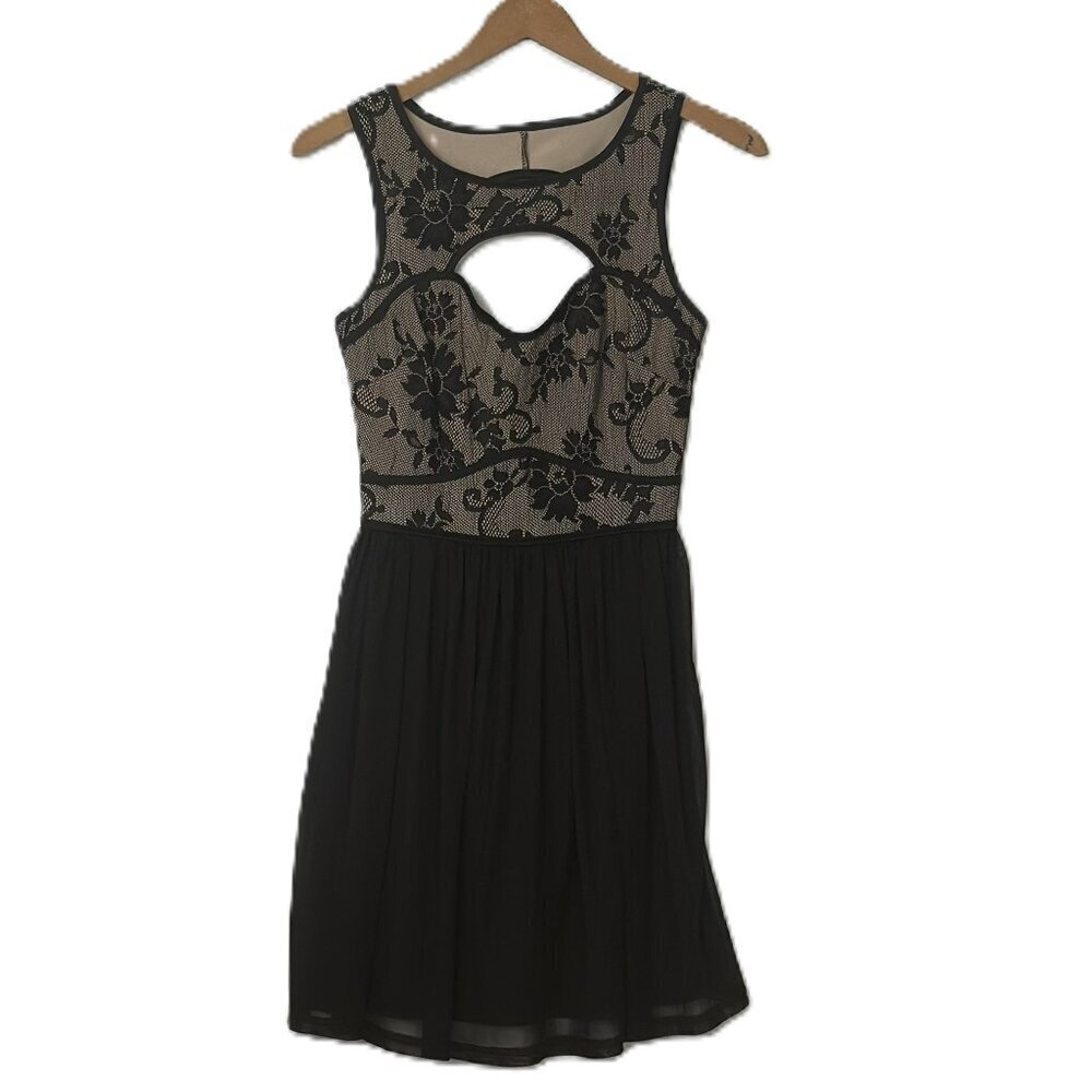 Cute Mini Dress Lace Tap Tank Top Cut Out Size Xsmall